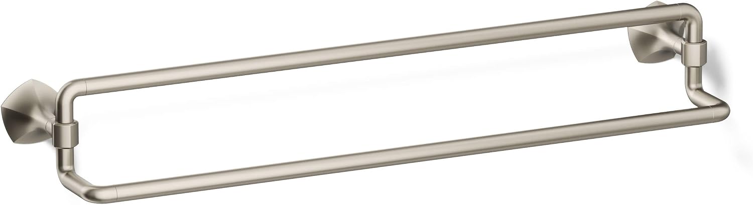 Kohler 27062-BN Occasion® 24' Double Towel bar, Vibrant Brushed Nickel