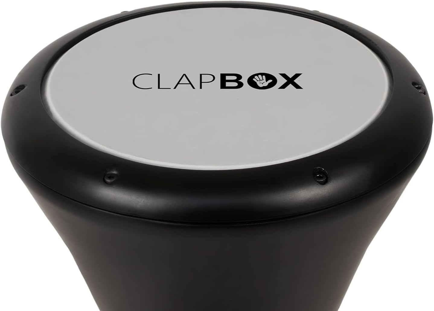 Clapbox Darbuka Hand Drum, A Percussion Instrument good for Beginners or Professionals, NOT MADE IN CHINA, The most reviewed Hand Drums brand Worldwide (Black)