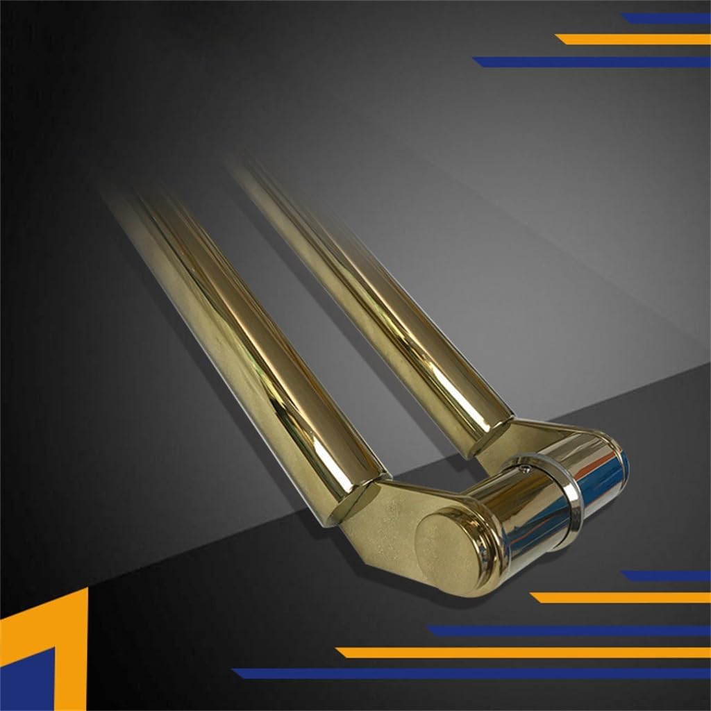 Bent s Door Handle Bronze Stainless Steel Handle Sliding Door Seal Glazed Pair Handle(38 * 1000mm)