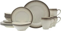Ceramic 16-Piece Dinnerware Set Service for 4 Tableware of Plates Dinner Sets Plate Dish Bar