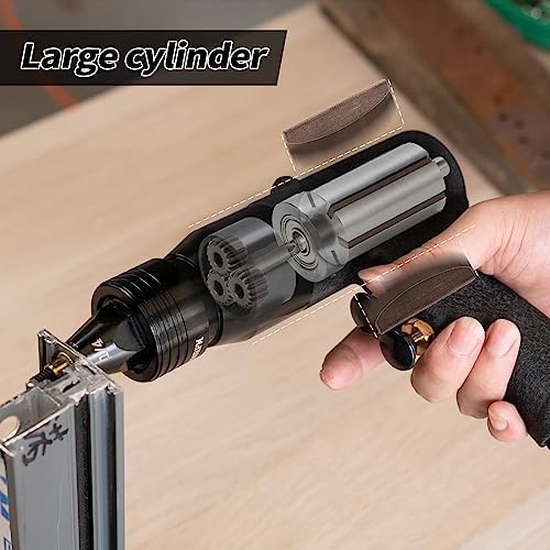 Pneumatic Hydraulic Rivet Nut Gun Pneumatic Riveter Automatic Rivet Nut Gun, Pop Rivet Nut Gun for Body Panels Bicycle Attachments Furniture (#10)