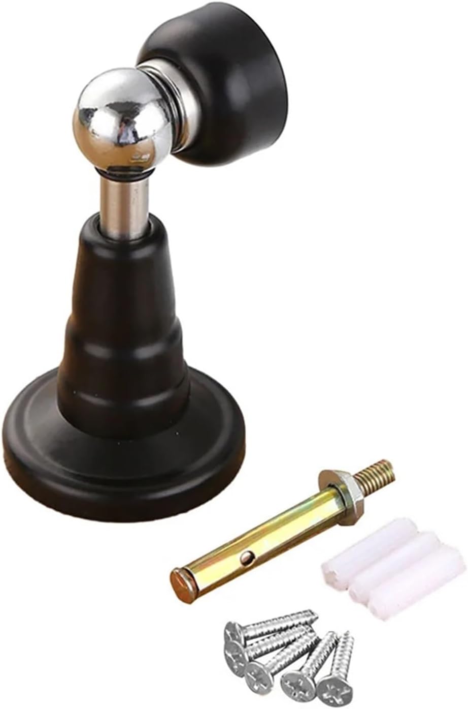 Stainless Steel Magnetic Door Stop Stopper Wall Mounted Floor Holder Hardware