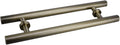 Door Handle Barn Sliding Door Handle,Bronze Stainless Steel Double Sided H Shape Push Pull Door Handle for Interior Exterior Doors,1.6Ft/2Ft/2.6Ft/3.3Ft/4(Bronze-50cm/20in