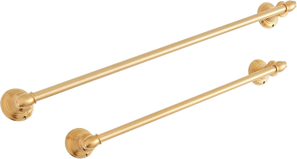 Signature Hardware 948233-18 Beasley 18' Towel Bar - Aged Brass