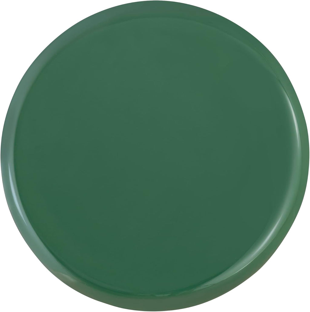JONATHAN Y END1008A Miles 22.75' Mid-Century Modern Metal Sleek Cylinder Drink Table, Green for Living Room, Bedroom, Office, Bathroom