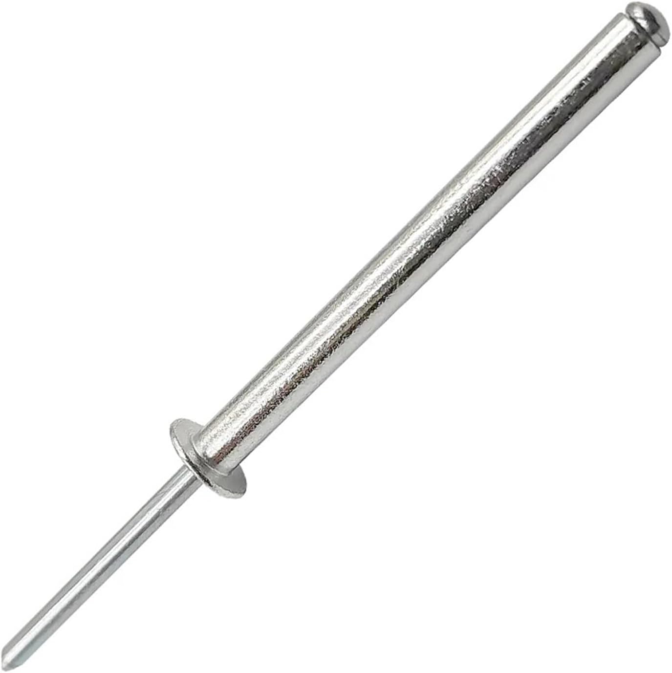 Rivets, Blind Pop Rivet, Aluminium Rivets Silver 3.2-4.8mm Grip Pack of 30/50 Pcs Dome Head(3.2x30mm,50Pcs)