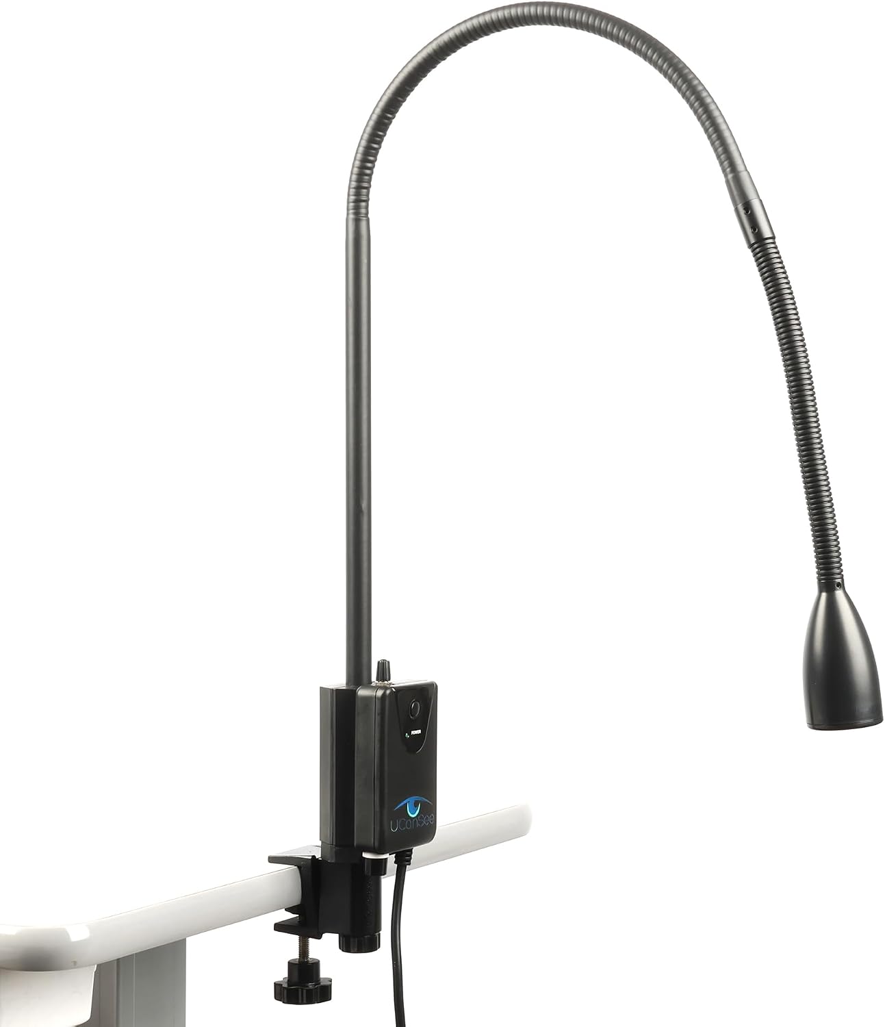 LED Examination Light with Adjustable Brightness, Flexible Arm & Desk Clamp – High-CRI LED Task Lighting for Professional & Workbench Use