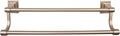 Top Knobs STK11-BB Stratton Bath Double Towel Rod Bronze