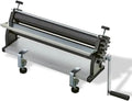 DKN Extra Large NON-STICK Pizza Dough Roller Machine with Hand Crank - Pasta Maker, fondant roller, Dough Sheeter Features Thickness Control and a large feeder - Solid Steel and Aluminum Construction