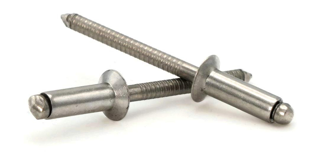 POP Rivet Countersunk 304 Stainless Steel - 6-8C 3/16' x 1/2' Gap (0.376-0.500) Qty-250