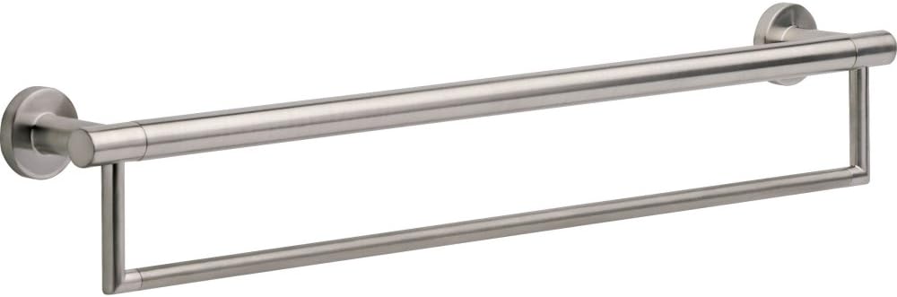 DELTA FAUCET 41519 Contemporary Towel Bar/Assist Bar, 24-Inch, Chrome
