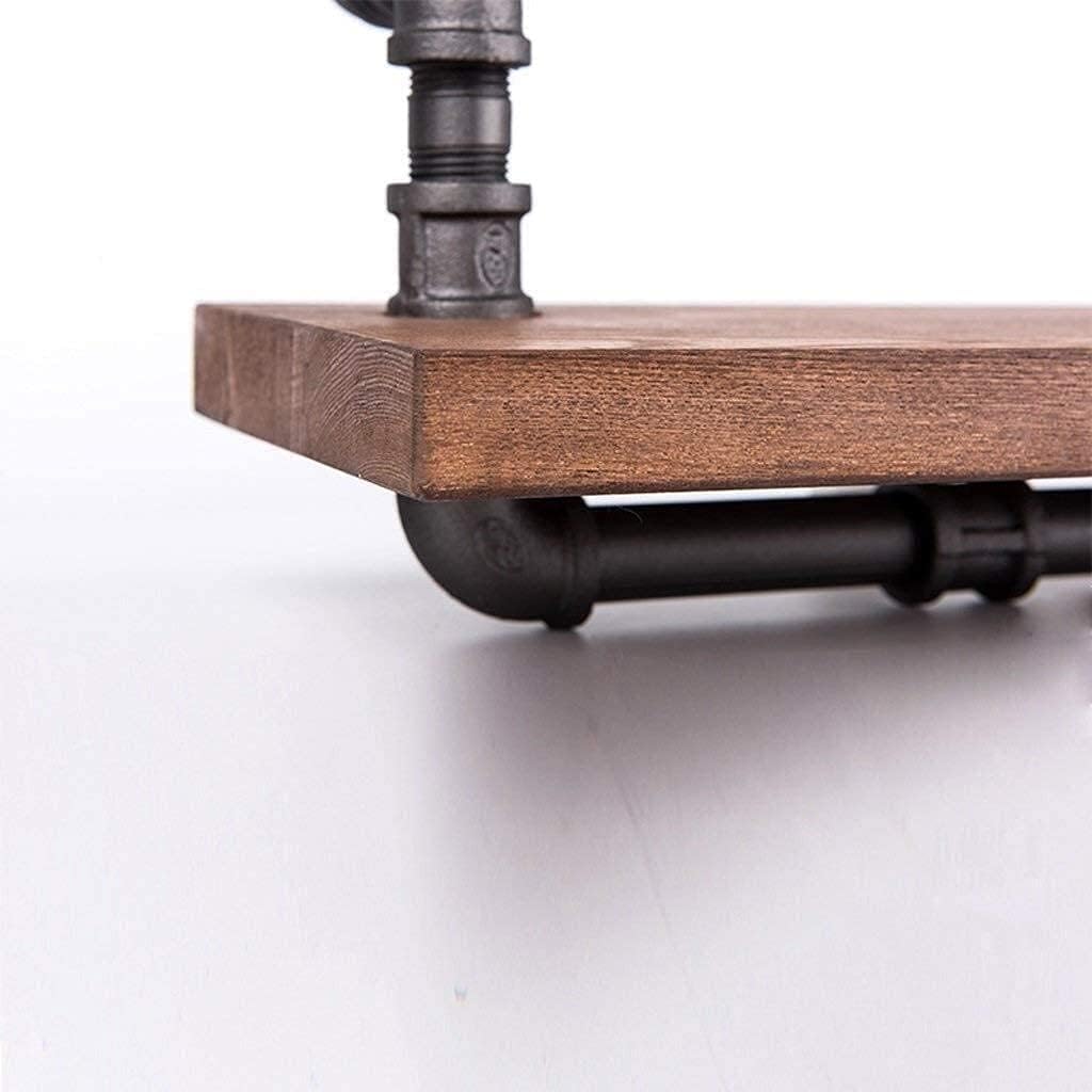 Floating Shelves for Wall Floating Shelves Rustic Corner Floating Shelves - Industrial Pipe Shelf with Towel Bar Bathroom Shelves Wall Mounted with Metal and Re