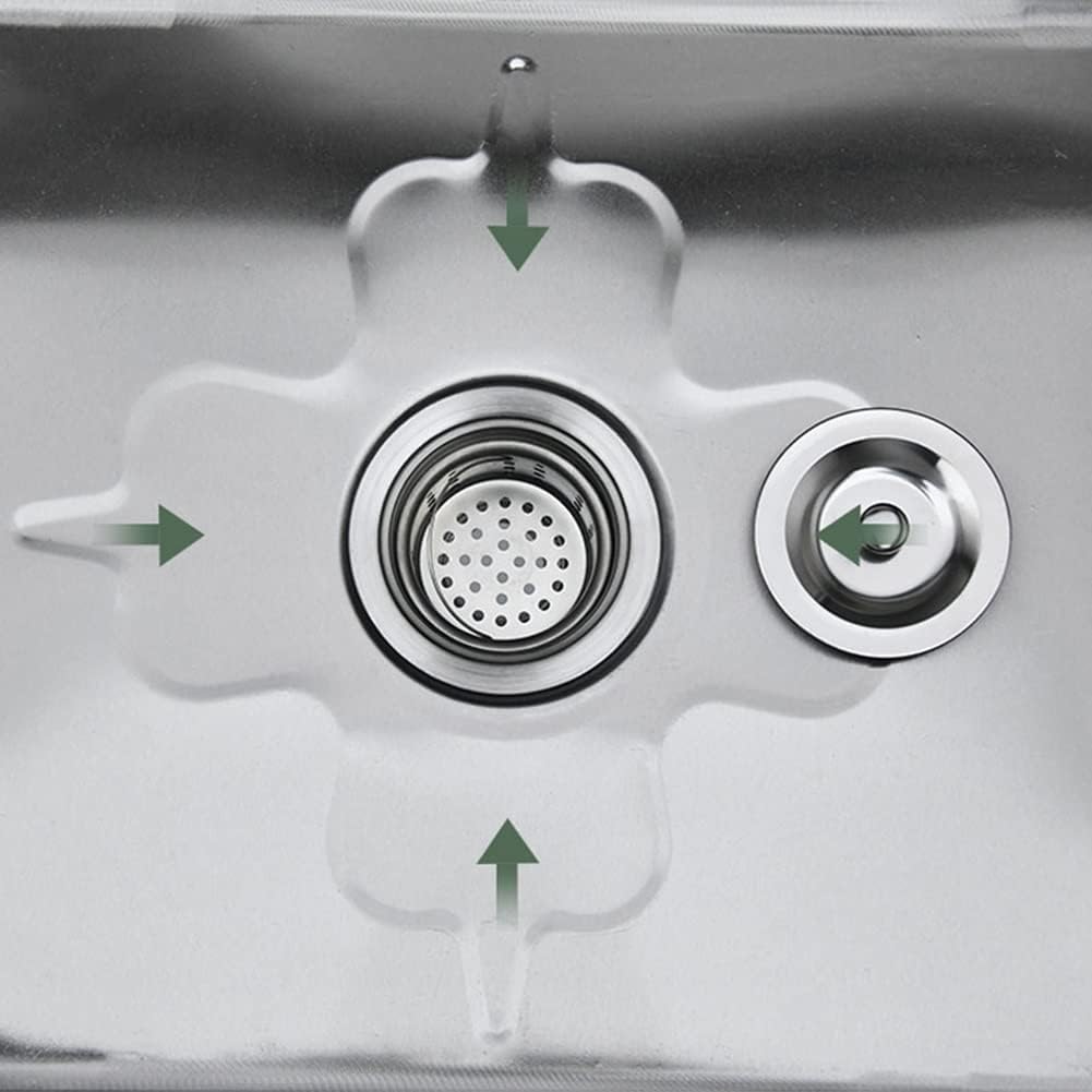 Stainless Steel Floor Mop Sink - 12' Deep Sink Bowl - Commercial Utility Sink Wash Station Tubs for Restaurant, Garages - with Adjustable Leveling Feet,Silver-45x41x55cm
