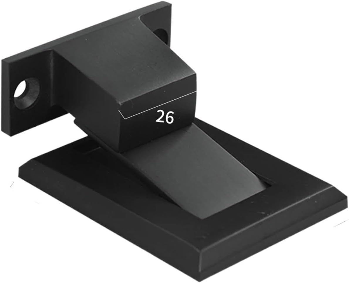 Magnetic Door Stops Punch Free Invisible Clip Self Conceal Screw Mount for Heavy Duty Home Office