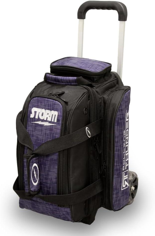 Storm 2 Ball Rolling Thunder Bowling Bag - Abstract Purple/Black