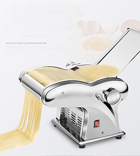 110V Electric Pasta Maker Machine Automatic with Double Cutter 1.5mm And 4mm Cutter, Pasta Roller and Cutter Set for Spaghetti Fettuccini Noodles Lasagna Ship from US