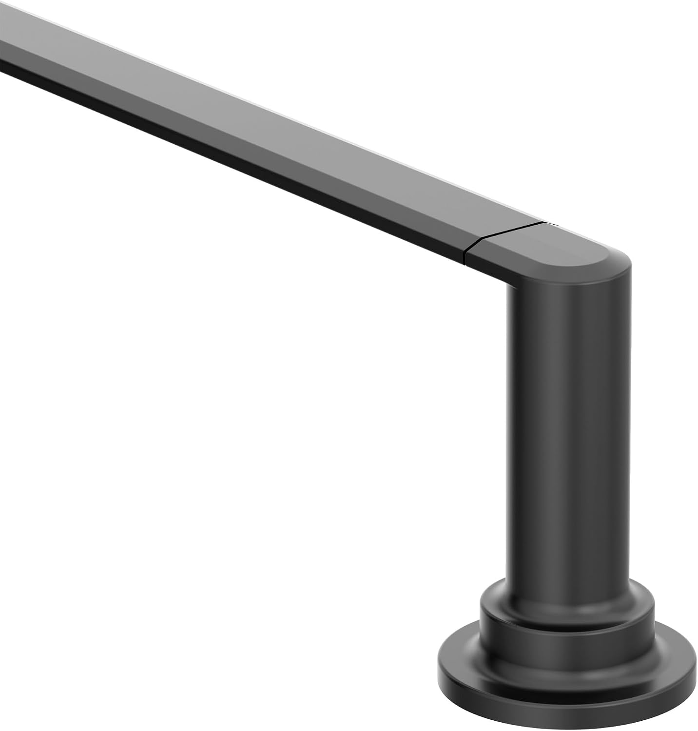 Moen Greenfield Matte Black Towel Bar, Wall Mounted Bathroom Towel Rod, YB1724BL