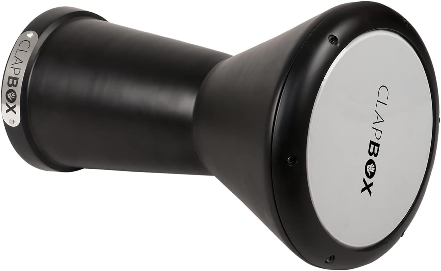 Clapbox Darbuka Hand Drum, A Percussion Instrument good for Beginners or Professionals, NOT MADE IN CHINA, The most reviewed Hand Drums brand Worldwide (Black)