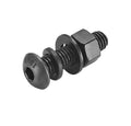 Set Screw Assortment Kit 12.9 Alloy Steel Black Hexagonal Head Metric Mechanical Screw Combination Kit for Homeowners,DIYers,Mechanics,Industrial Workers