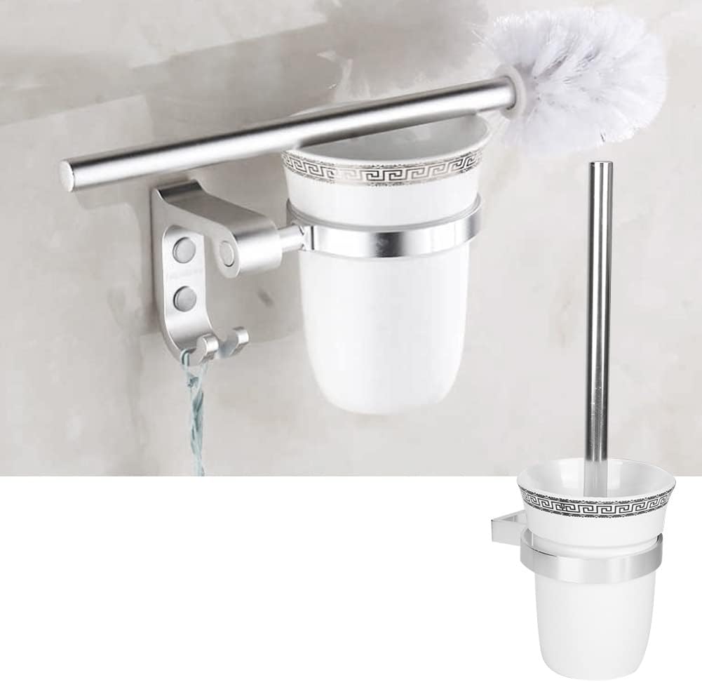 Floating Shelves Shower Caddy Bathroom Shelf Wall Mounted Bathroom Storage Shelf Set Triangle Corner Bracket Towel Bar Rack Roller Paper Holder Tissue Box Toilet Brush
