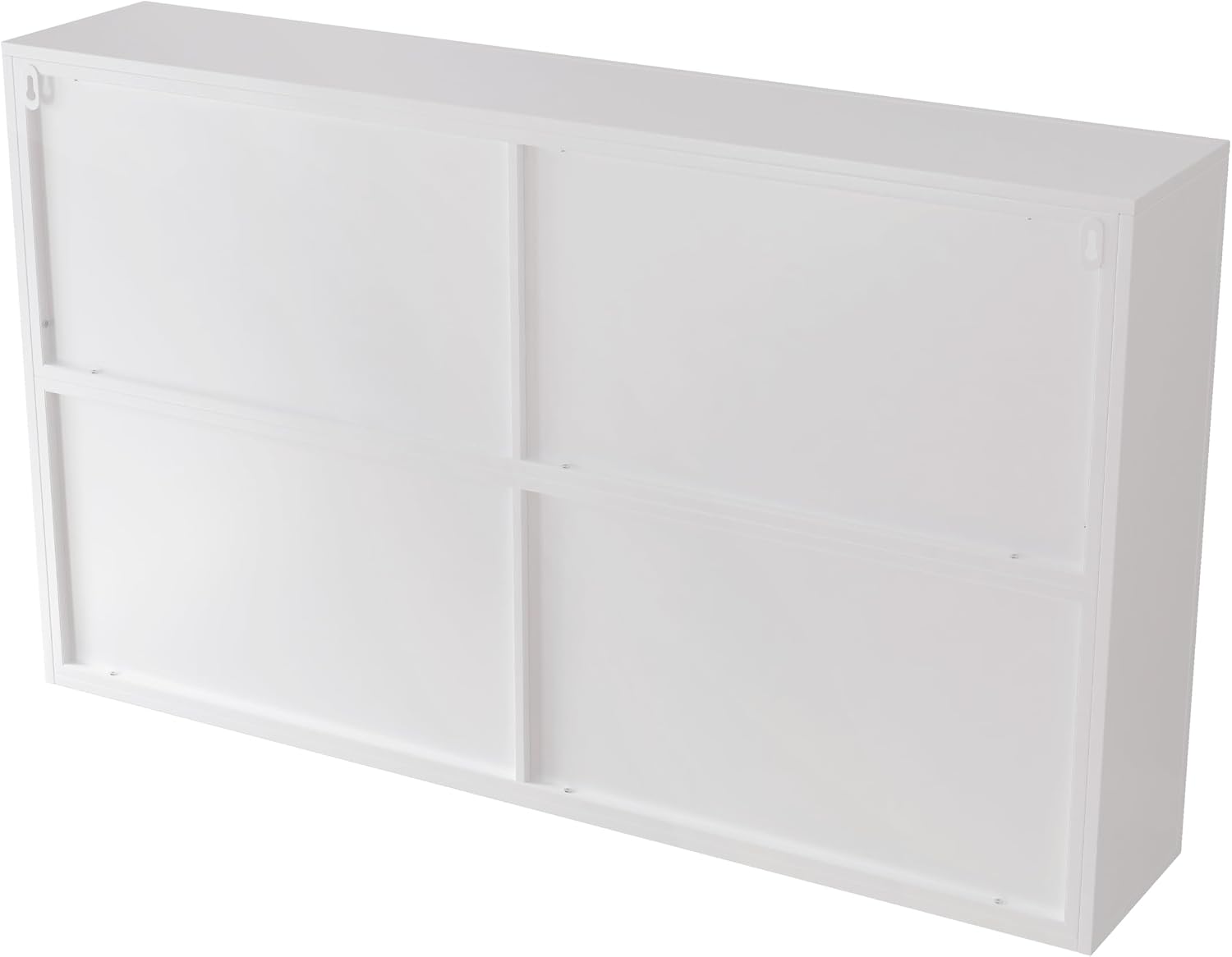 Retro Style Tempering Glass Door Wall Cabinet with Detachable Shelves and Open Shelves，for Office Dining Room,Living Room, Kitchen and Bathroom.White