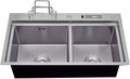 Single Bowl Stainless Steel Sink Large Capacity Double Bowl Sink Bare Tank Household Kitchen Sink Washidishes Sink (78 * 46 * 22Cm