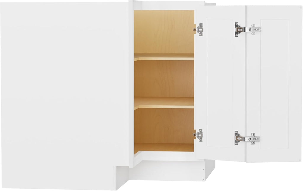 Furinno Shaker Easy Reach Base Kitchen Cabinet, Ready to Assemble, 24 D x 36 W x 34.5 H, White