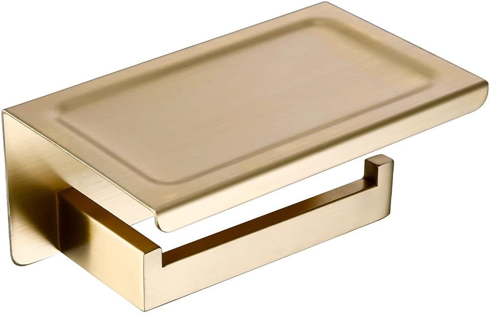 Brushed Gold Bathroom Accessories Set Toilet Brush Holder Toilet Paper Holder Towel Bar Rail Rack Hanger Hook Soap Dish Hardware,Shelf Paper Holder