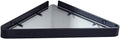 Bathroom Corner Tempered Glass Shelf Thick Lavatory Wall Mount Triangular for Shower and