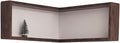 Wall Mounted Corner Shelf - Floating Shelves Save Space with Light Corner Display Shelf Stand Dustproof Storage, Heavy Duty Floating Shelves with LED Lights