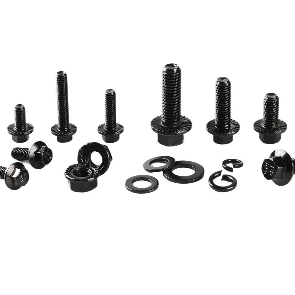 Set Screw Assortment Kit 280Pcs Metric Flange Hex Bolt Assortment Kit with Nuts and Washers for Homeowners,DIYers,Mechanics,Industrial Workers
