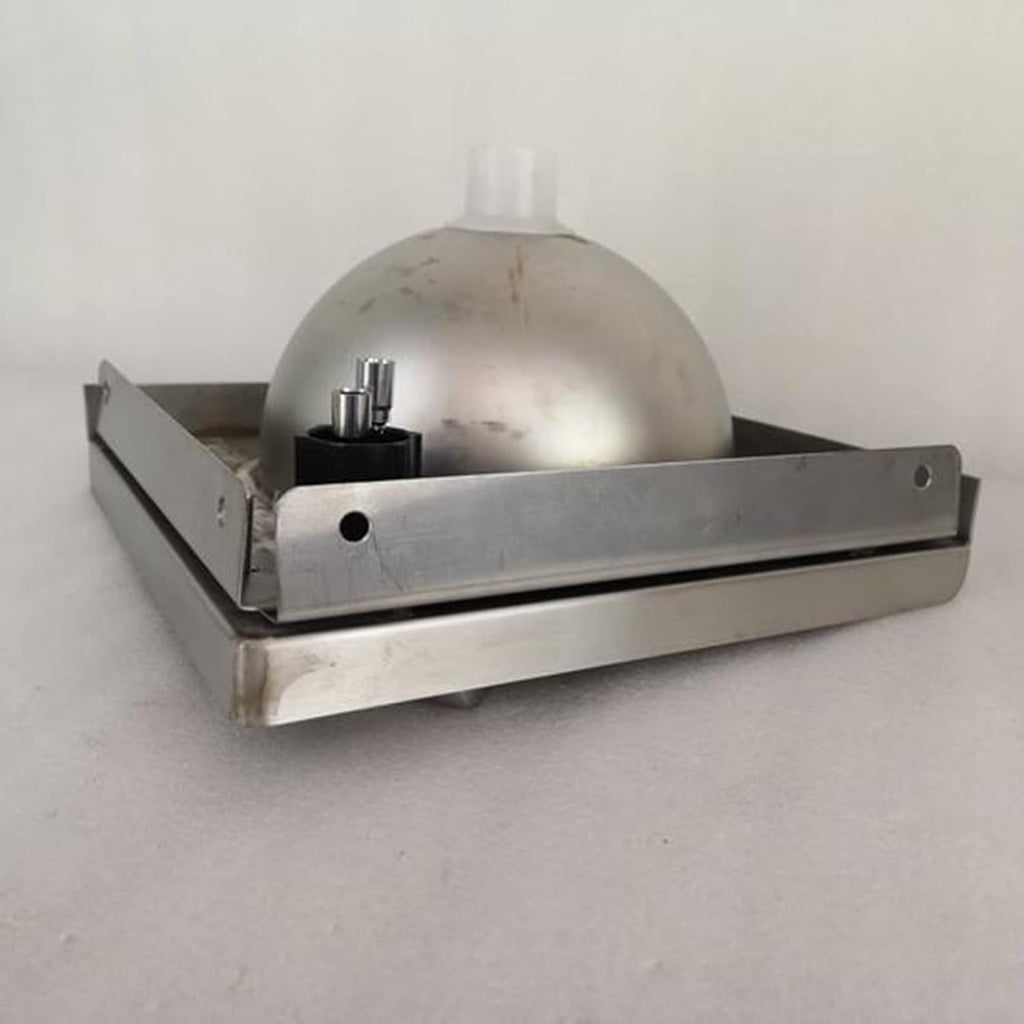 Stainless Steel Single Bowl Sink Wall-Mounted Corner Wash Basin Kitchen Sink for Kitchen Bathroom Lavatory (Color : Silver, Size : 30.5x30.5x13cm) (Silver 30.5x30.5x13cm)
