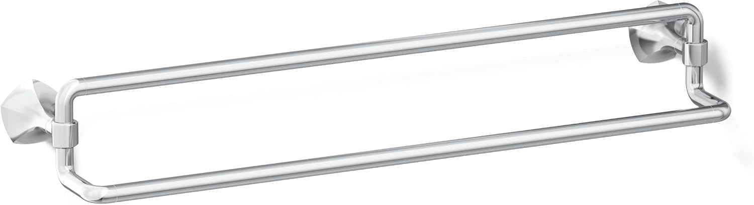 Kohler 27062-CP Occasion® 24' Double Towel bar, Polished Chrome