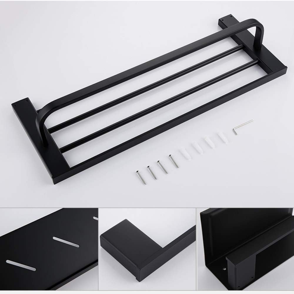 Bathroom Accessories Hardware Set Matte Black 304 Stainless Steel Paper Holder Toothbrush Holder Towel Bar Bath Shelves,Towel Shelves