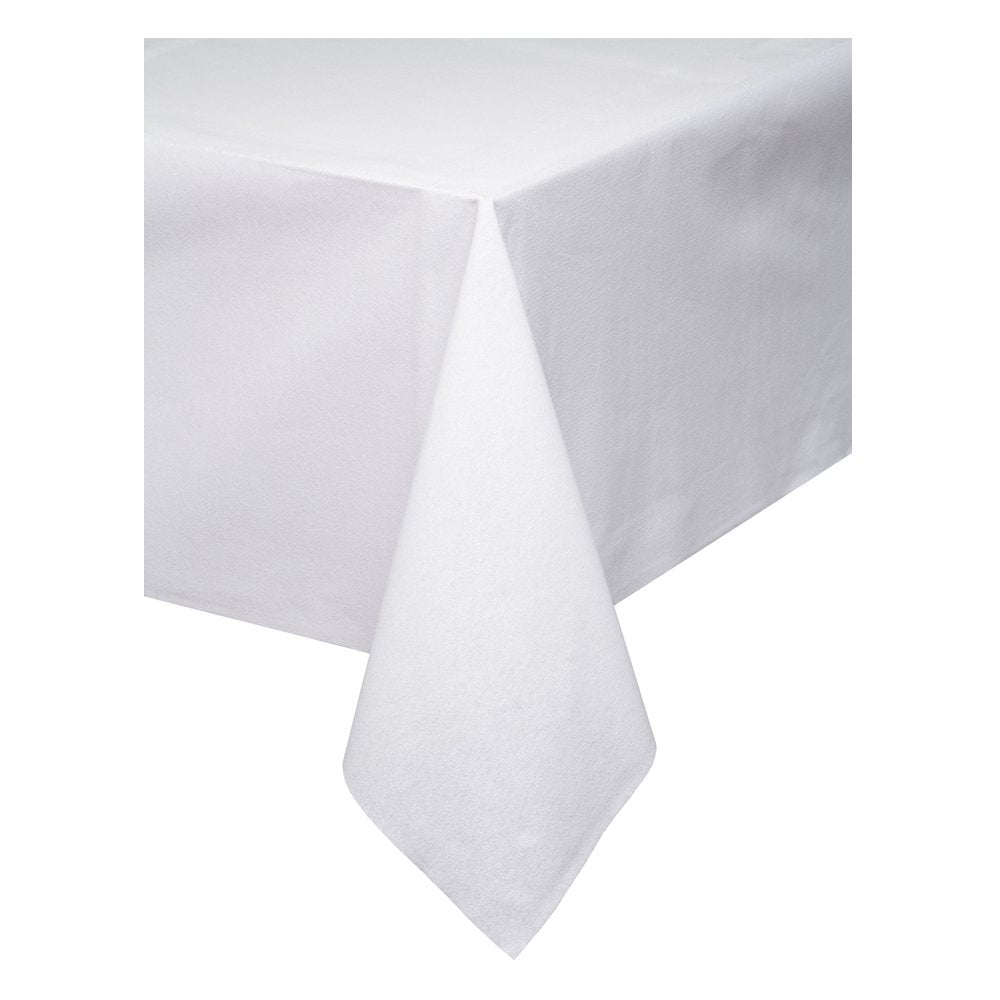 Hoffmaster 210401 Linen-Like Folded Tablecover, 54' Length x 50' Width, White (Case of 48)