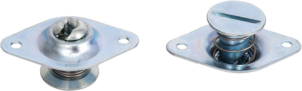 JEGS Hood And Deck Install Kit | Made In USA | Slotted Head | Kit Includes (10) Self-ejecting Fasteners, (10) Springs, (10) 90in.Brackets, (50) Steel, And (20) Aluminum Pop Rivets