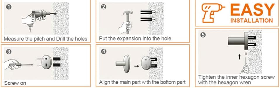 Toilet Paper Holder Towel Hooks Bathroom Kit Bar Stainless Steel Bedroom Metal Mounting Kitchen Bath Hardware Sets,SS,Towel bar 60CM