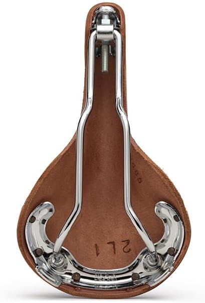 Brooks England Swift, Racing Leather Saddle with Hand-Hammered Copper Rivets