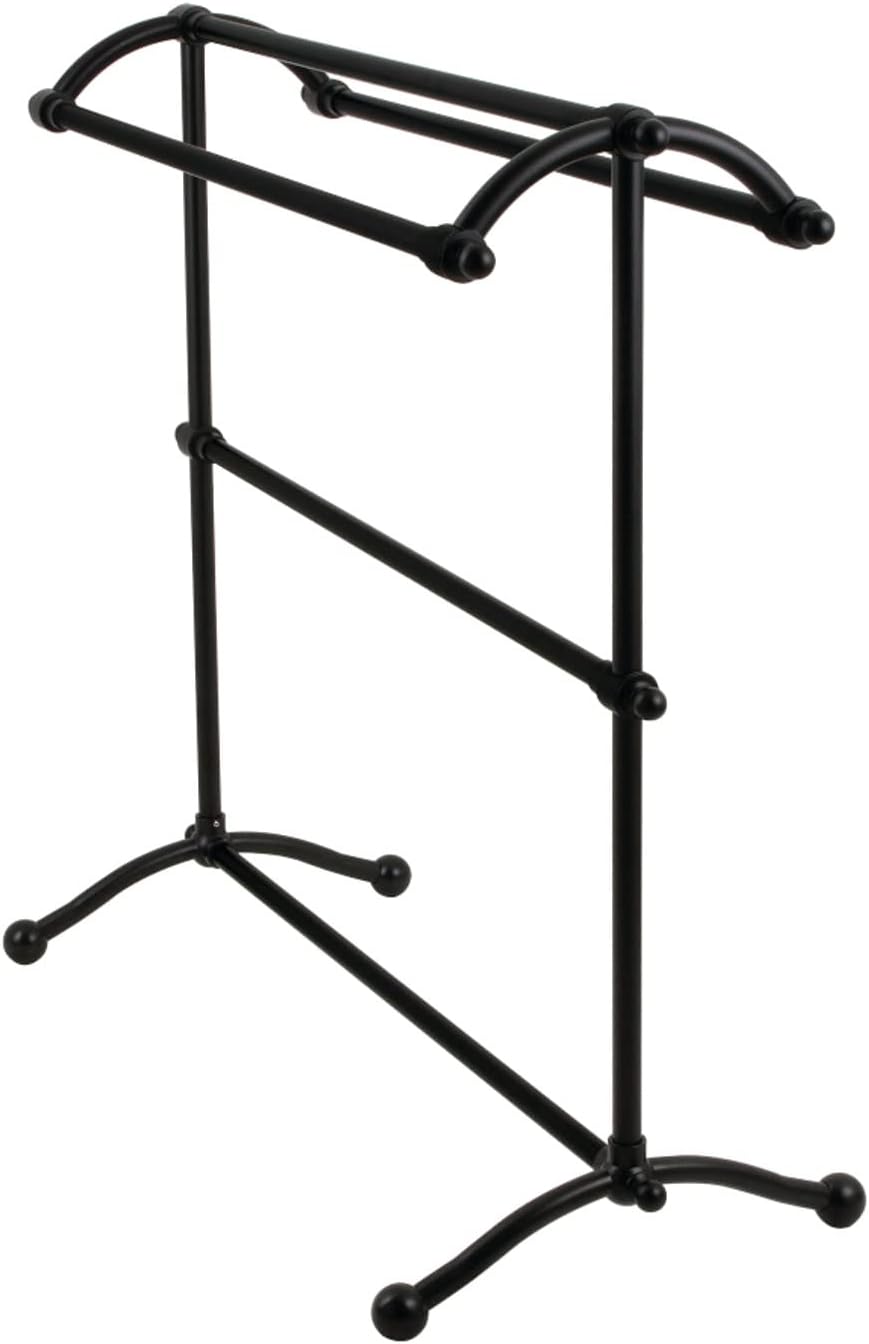 Kingston Brass SCC2290 Edenscape Freestanding Towel-Rack, Matte Black