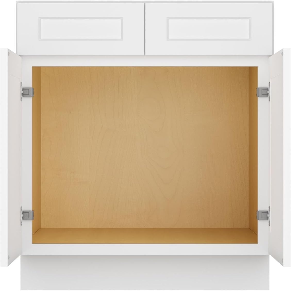 Furinno Shaker Sink Bases Kitchen Cabinet, Ready to Assemble, 24 D x 30 W x 34.5 H, White