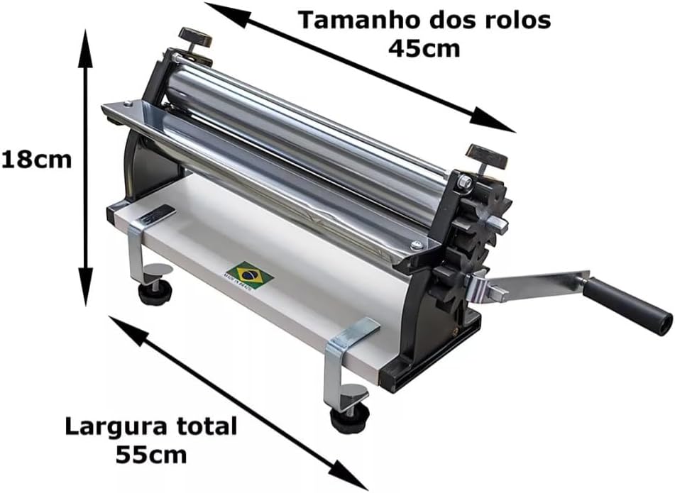 MALTA MANUAL ROLLER MEGA DORO FOR DOUGH, BREADS, PASTRIES, PIZZAS – 45CM