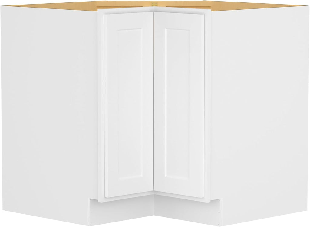 Furinno Shaker Easy Reach Base Kitchen Cabinet, Ready to Assemble, 24 D x 36 W x 34.5 H, White