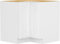 Furinno Shaker Easy Reach Base Kitchen Cabinet, Ready to Assemble, 24 D x 36 W x 34.5 H, White