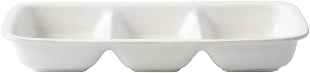 Juliska Puro 15' Triple Section Server - Whitewash