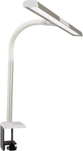 OttLite Extra Wide Area LED Clamp Lamp, Clearsun, Silver, Shipper