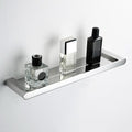 Silvery Mirror Chrome Polished Bathroom Hardware Set Towel Rack Toilet Paper Holder Soap Dish Towel Bar Hook Bathroom Hardware,400mm Shelf
