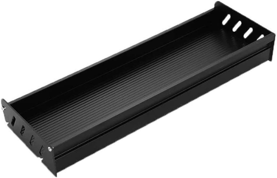 FMURY Bathroom Shelf Bath Shower Shelf Aluminum Black Bathroom Corner Shelf Wall Mounted Black Aluminum Kitchen Storage Holder(60cm)