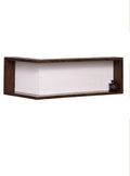 Wall Mounted Corner Shelf - Floating Shelves Save Space with Light Corner Display Shelf Stand Dustproof Storage, Heavy Duty Floating Shelves with LED Lights