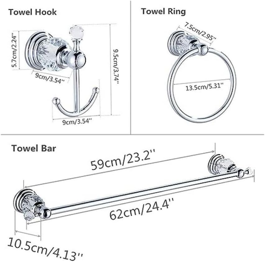 Golden Polished 4-Piece Bathroom Acessory Set Craystal Toilet Paper Holder Wall Towel Ring Bath Hardware Set Towel Bar Coat Hook,SET2