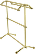 Kingston Brass SCC2297 Edenscape Freestanding Towel-Rack, Brushed Brass 31.19 x 14.44 x 30.13